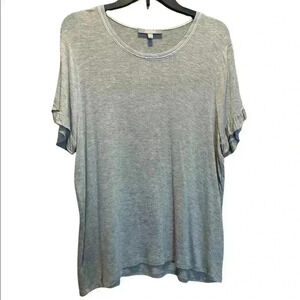 Marled Reunited Clothing Ruffle sleeve top